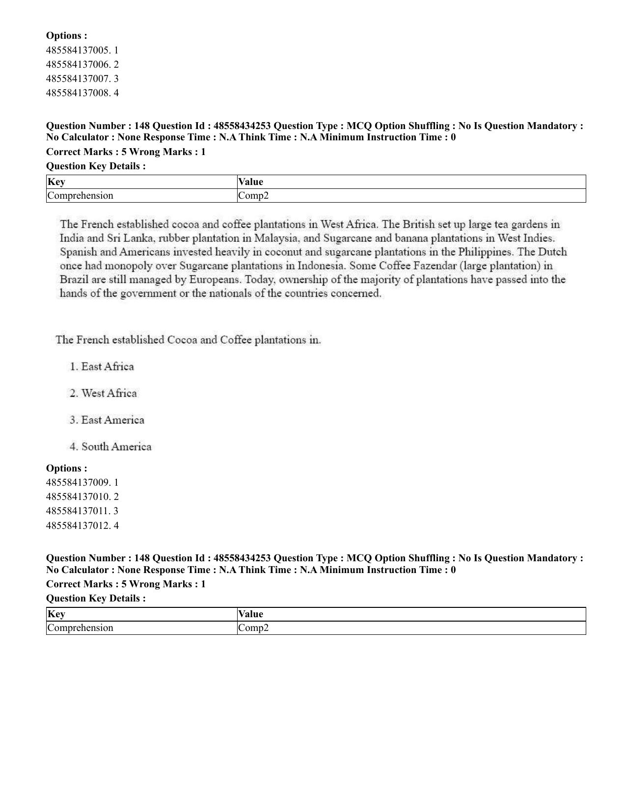 CUET 2023 English Odia Shift 1 Question Paper - 18 June 2023 - Page 123