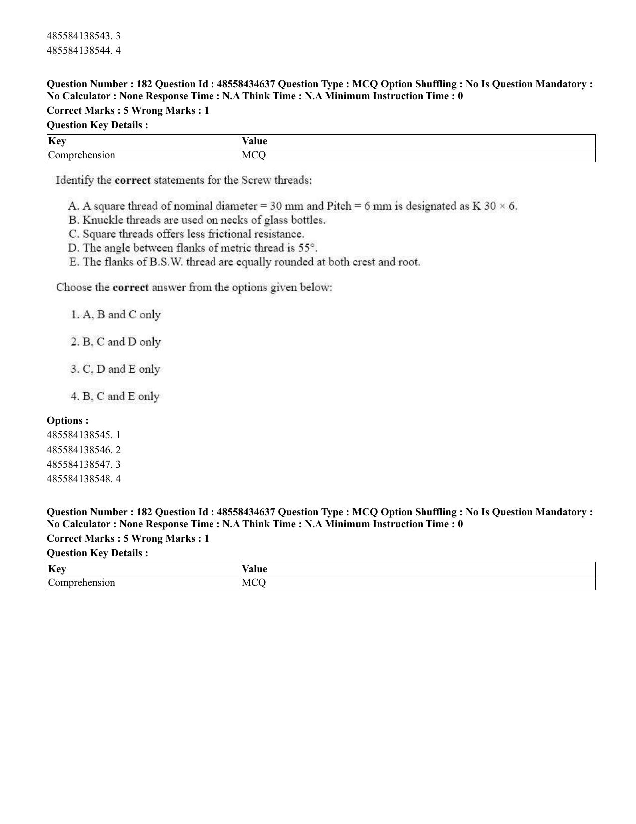 CUET 2023 English Odia Shift 1 Question Paper - 18 June 2023 - Page 166
