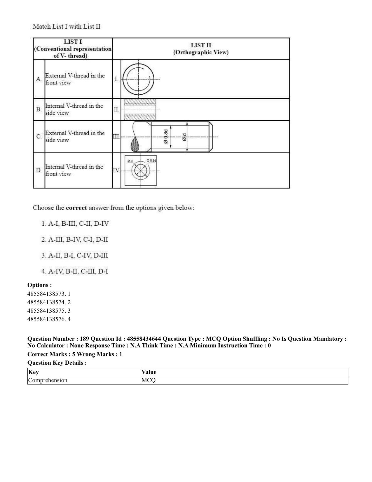 CUET 2023 English Odia Shift 1 Question Paper - 18 June 2023 - Page 177