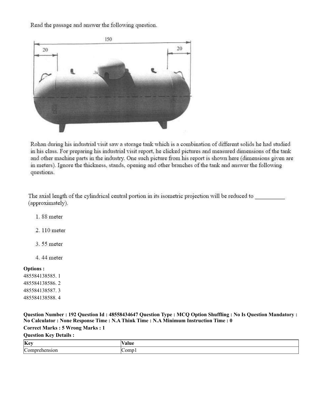 CUET 2023 English Odia Shift 1 Question Paper - 18 June 2023 - Page 182