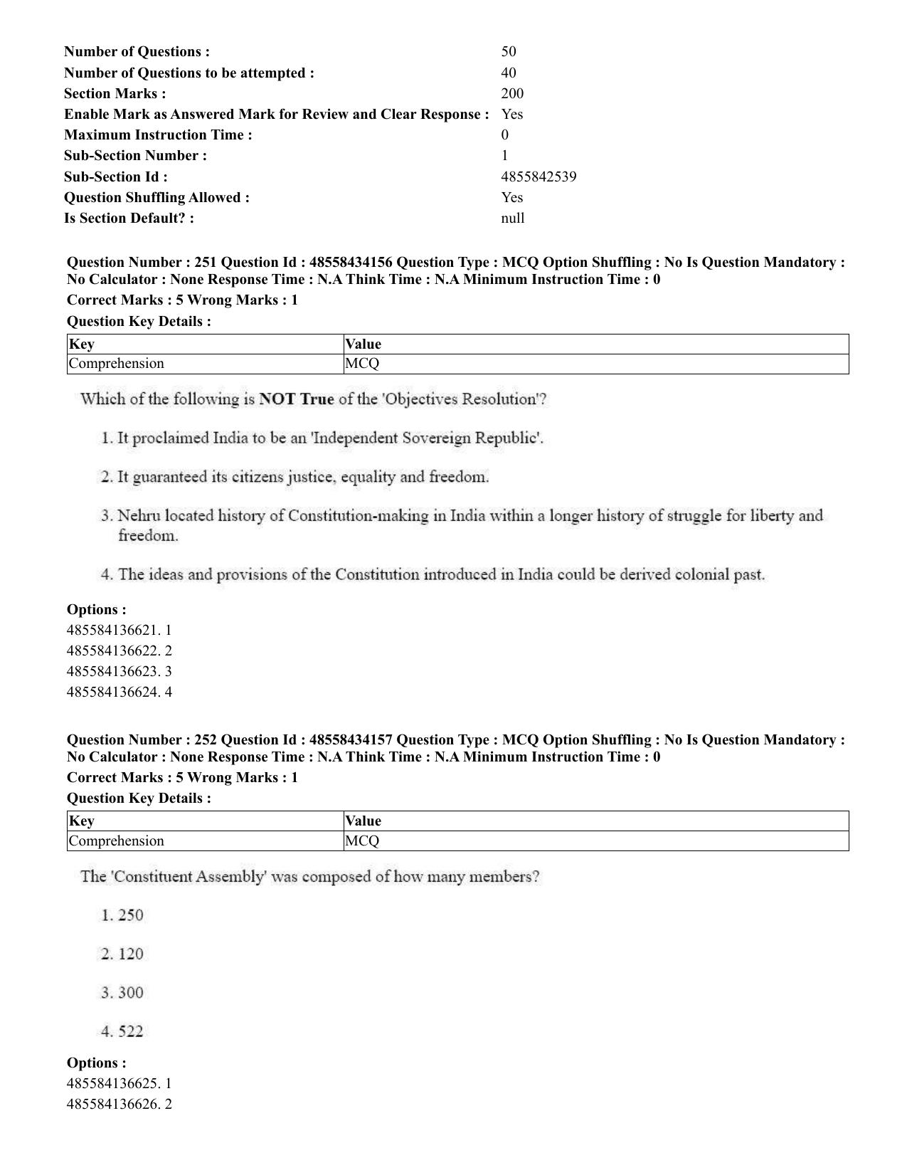 CUET 2023 English Odia Shift 1 Question Paper - 18 June 2023 - Page 231