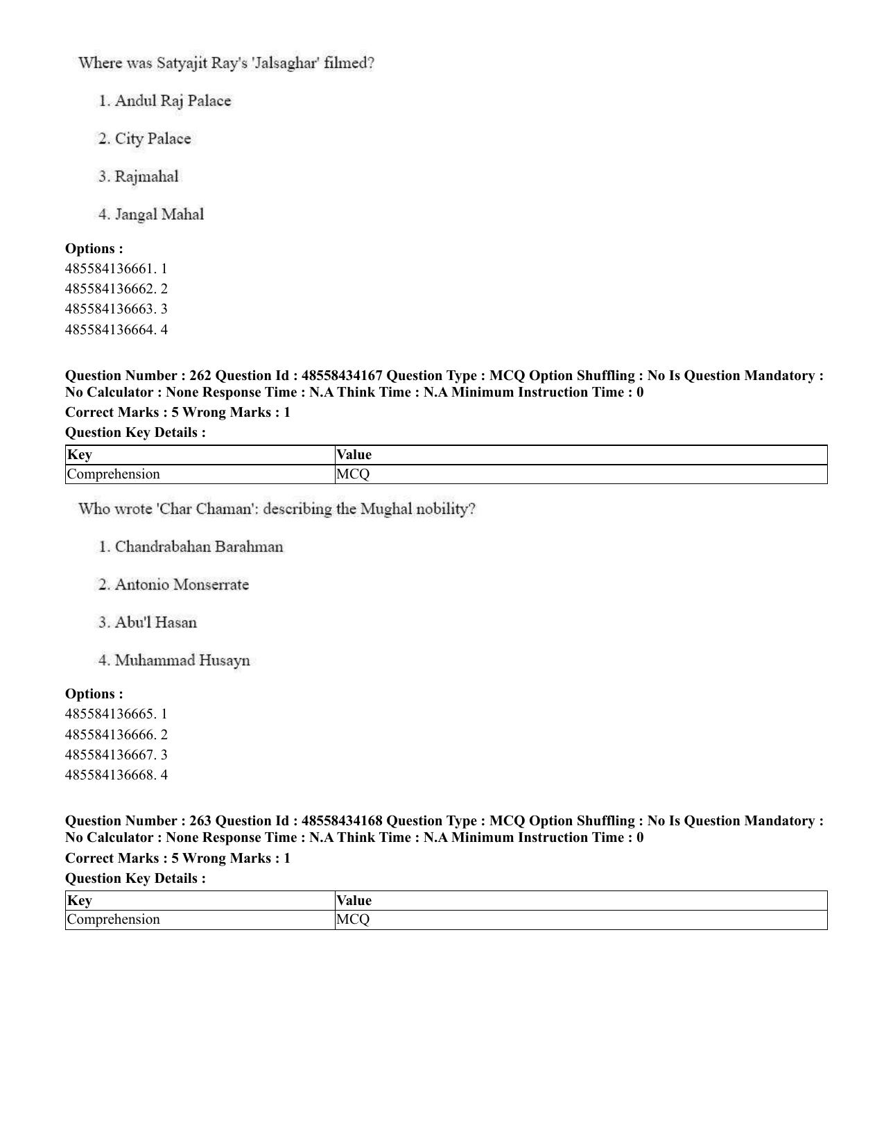 CUET 2023 English Odia Shift 1 Question Paper - 18 June 2023 - Page 236