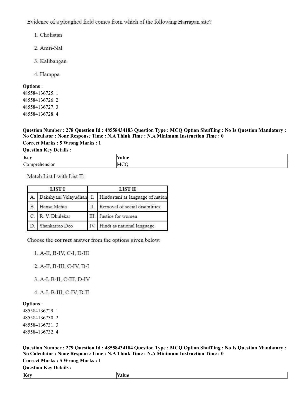 CUET 2023 English Odia Shift 1 Question Paper - 18 June 2023 - Page 244