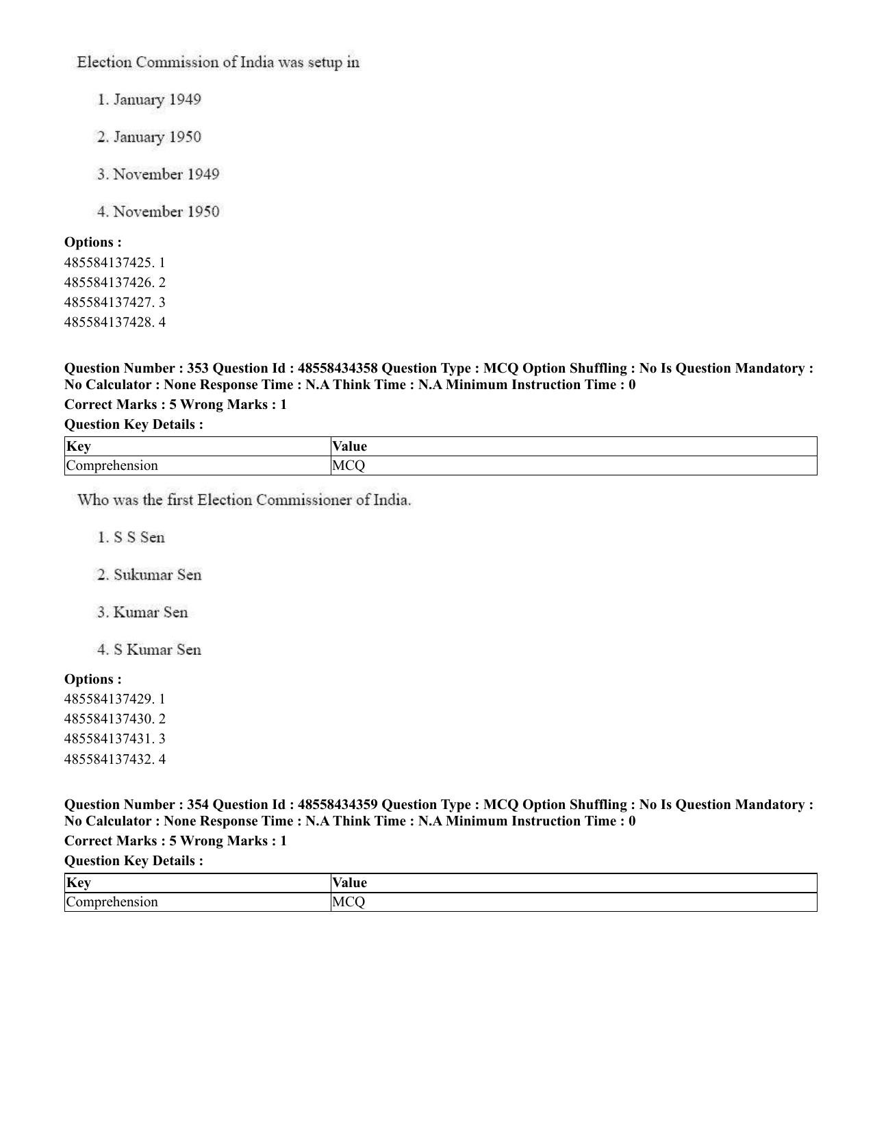 CUET 2023 English Odia Shift 1 Question Paper - 18 June 2023 - Page 322