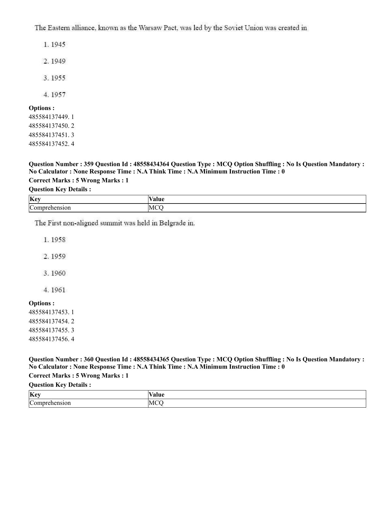 CUET 2023 English Odia Shift 1 Question Paper - 18 June 2023 - Page 325