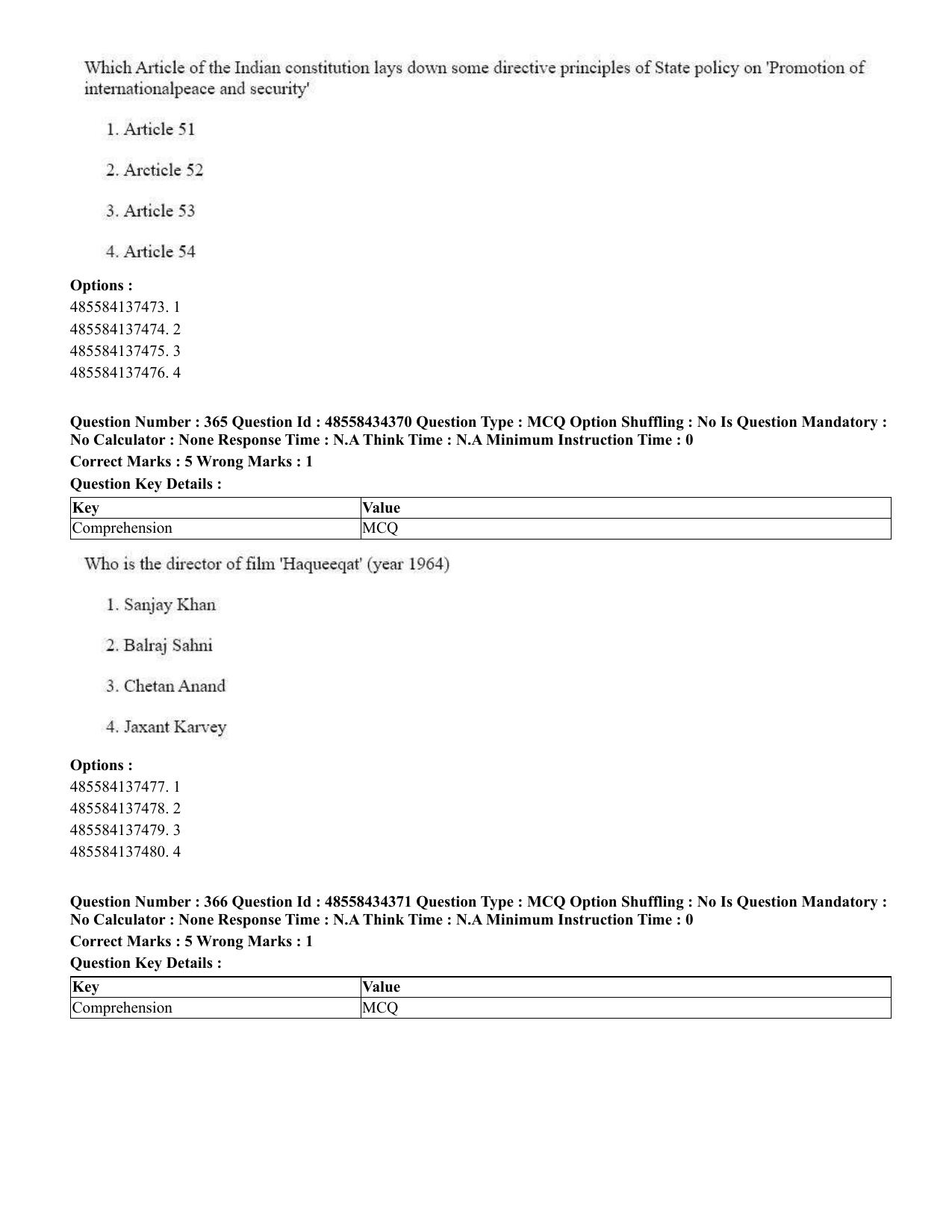 CUET 2023 English Odia Shift 1 Question Paper - 18 June 2023 - Page 328