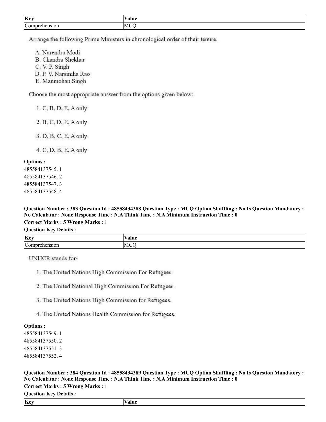 CUET 2023 English Odia Shift 1 Question Paper - 18 June 2023 - Page 337