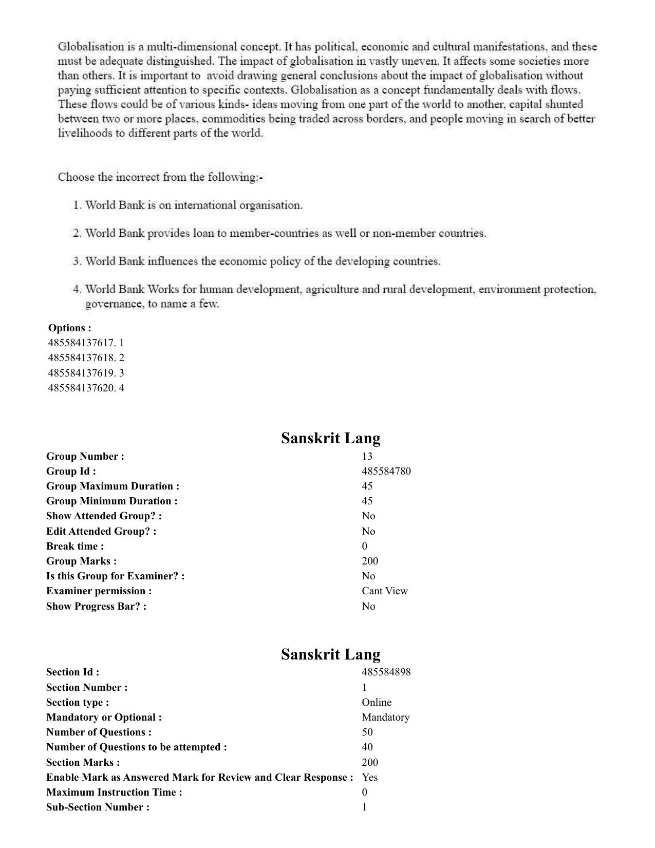 CUET 2023 English Odia Shift 1 Question Paper - 18 June 2023 - Page 348
