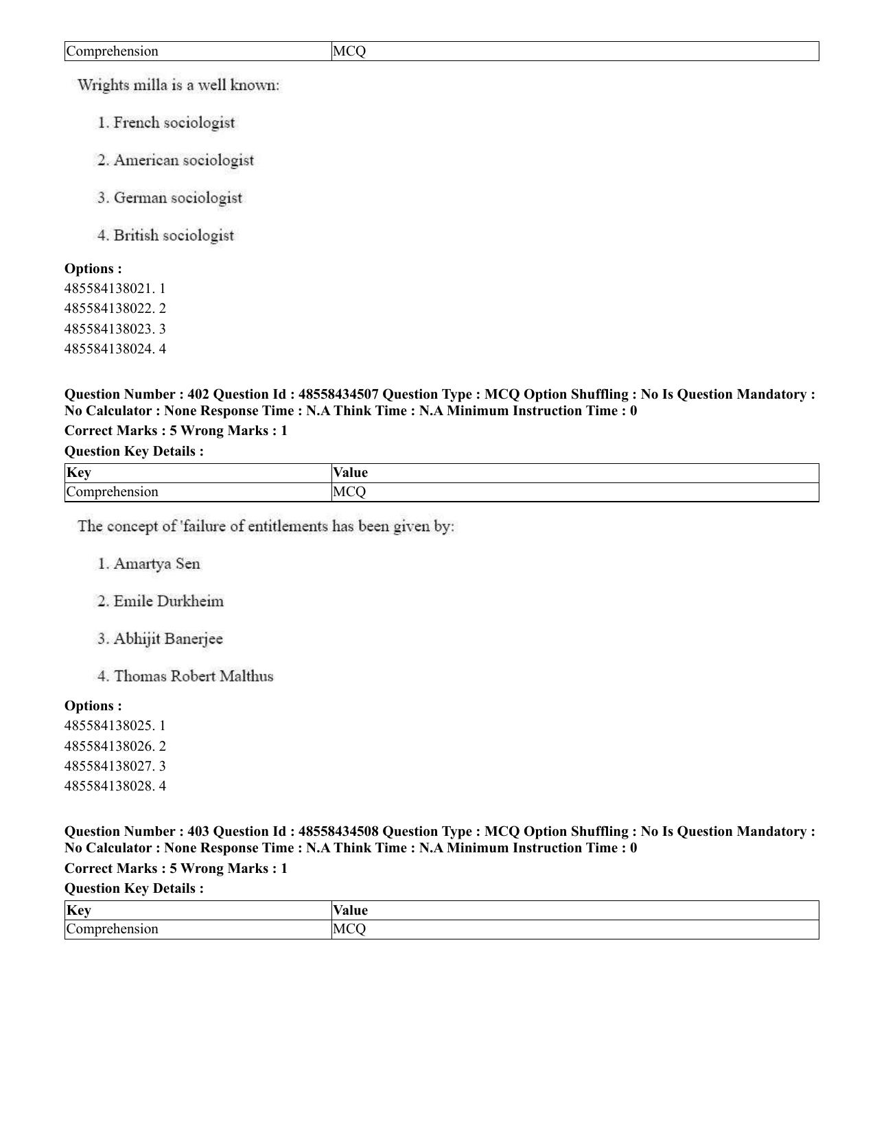 CUET 2023 English Odia Shift 1 Question Paper - 18 June 2023 - Page 350