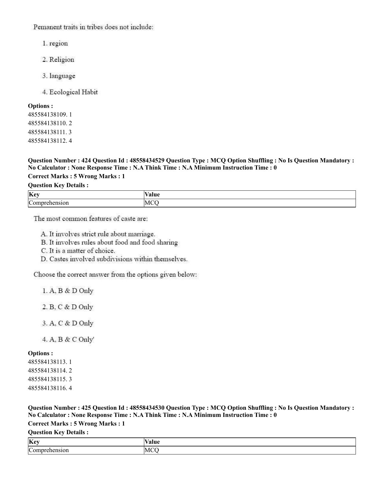 CUET 2023 English Odia Shift 1 Question Paper - 18 June 2023 - Page 362