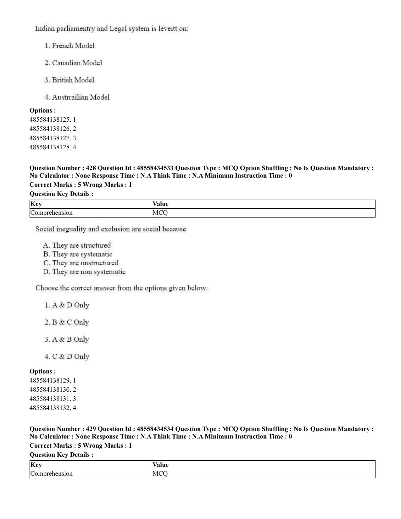 CUET 2023 English Odia Shift 1 Question Paper - 18 June 2023 - Page 364