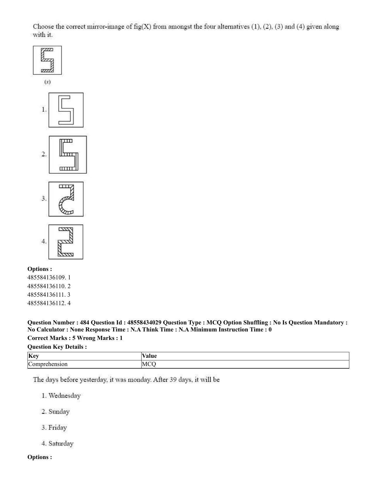 CUET 2023 English Odia Shift 1 Question Paper - 18 June 2023 - Page 395