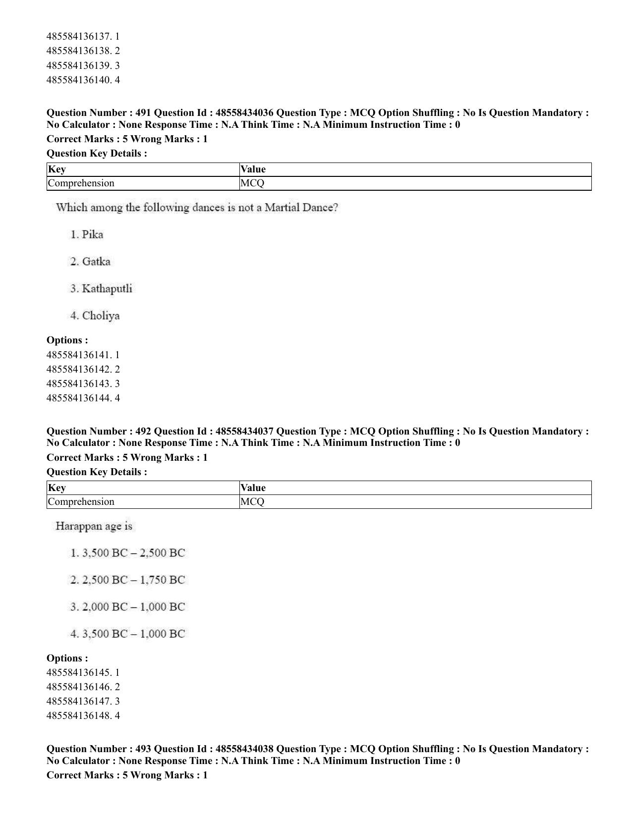 CUET 2023 English Odia Shift 1 Question Paper - 18 June 2023 - Page 401