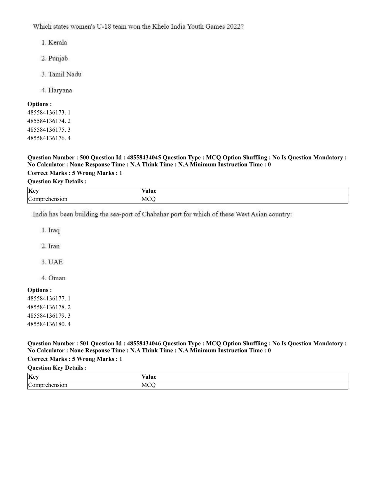 CUET 2023 English Odia Shift 1 Question Paper - 18 June 2023 - Page 405