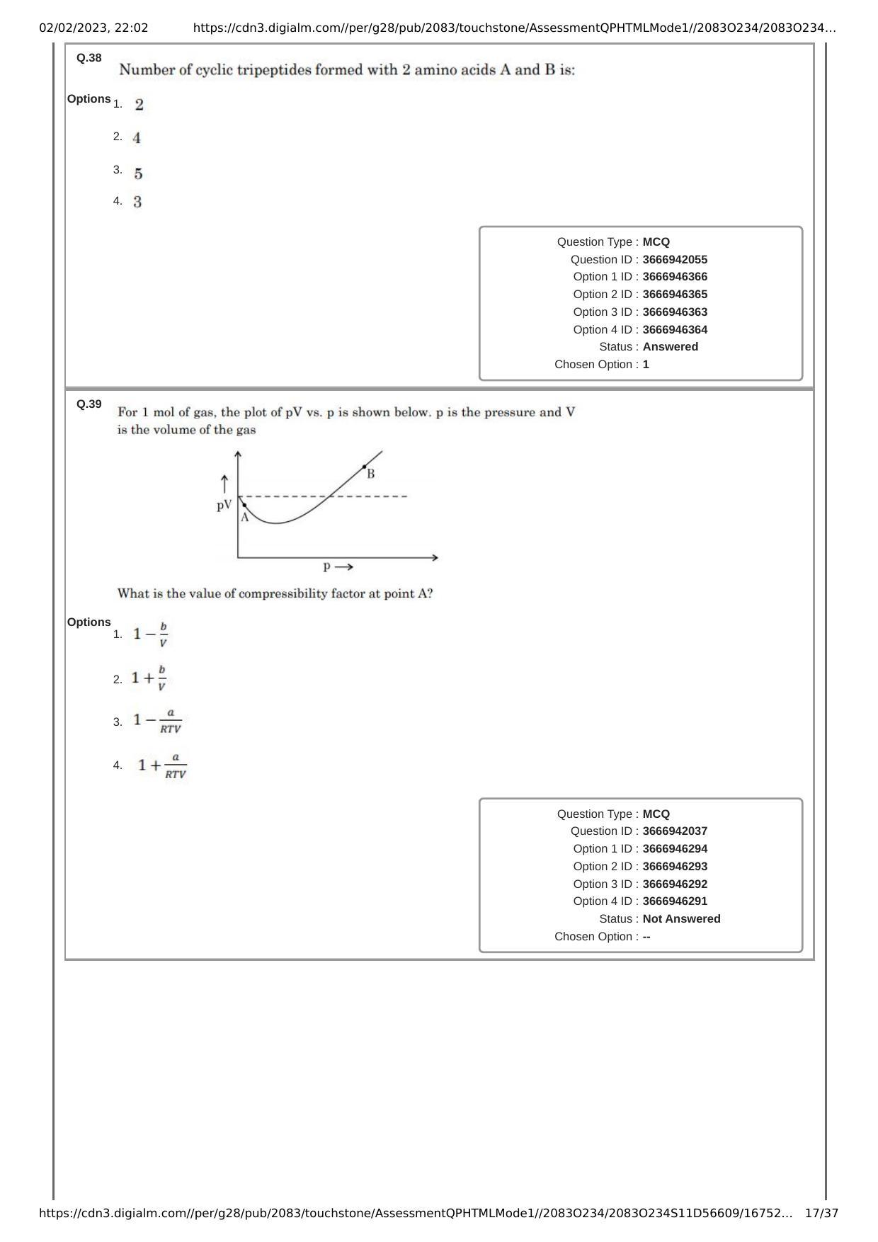 JEE Mains 2023: 29th January 2023 Shift-1 (Morning) Question Paper With Solution (January, Session-1) - Page 17