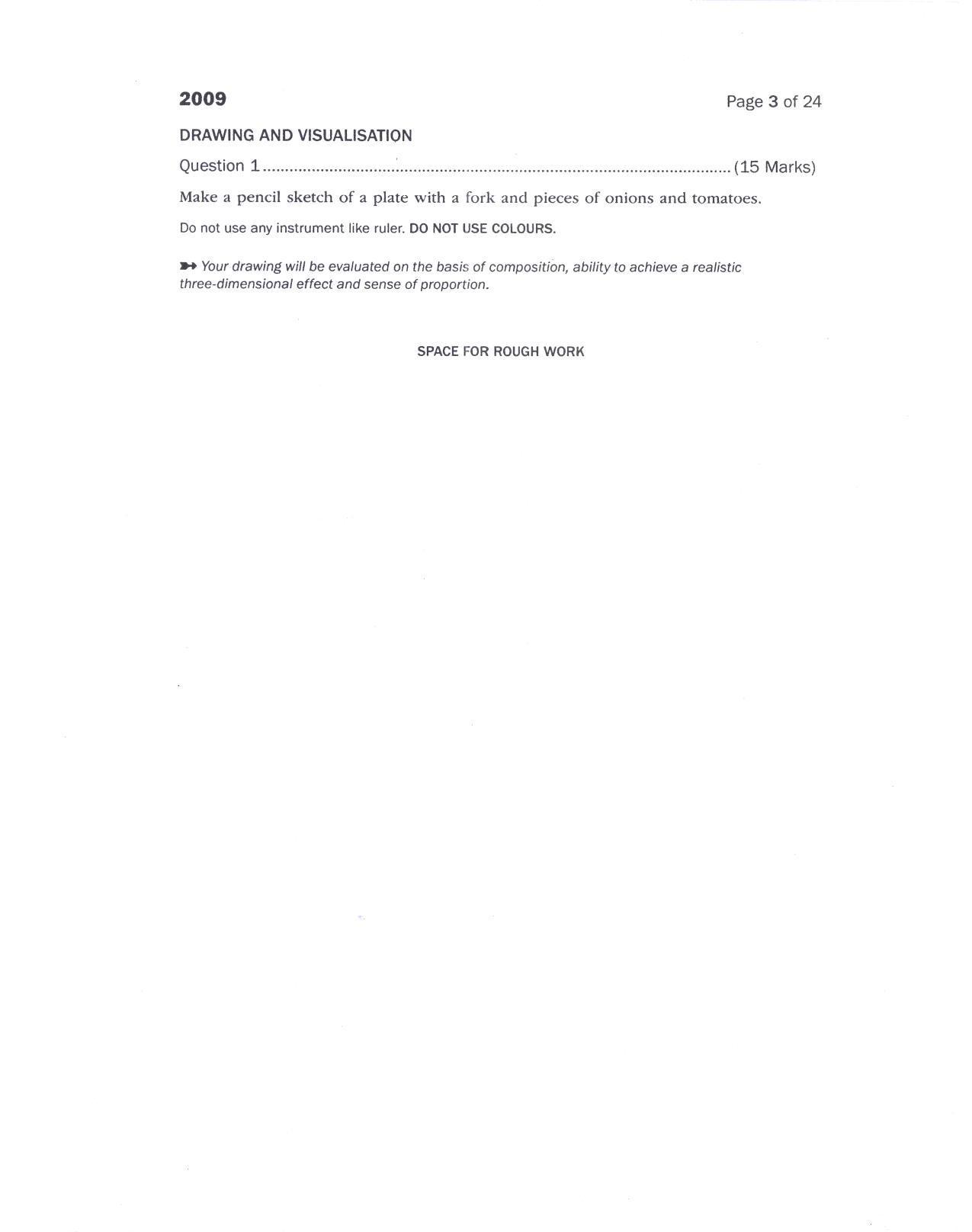CEED 2009 Question Paper - Page 2