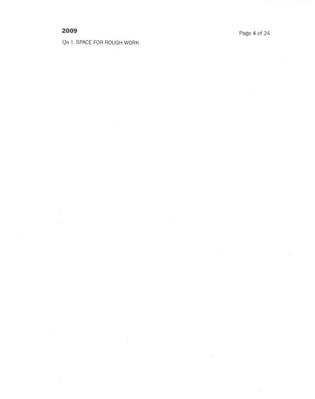 CEED 2009 Question Paper - Page 3