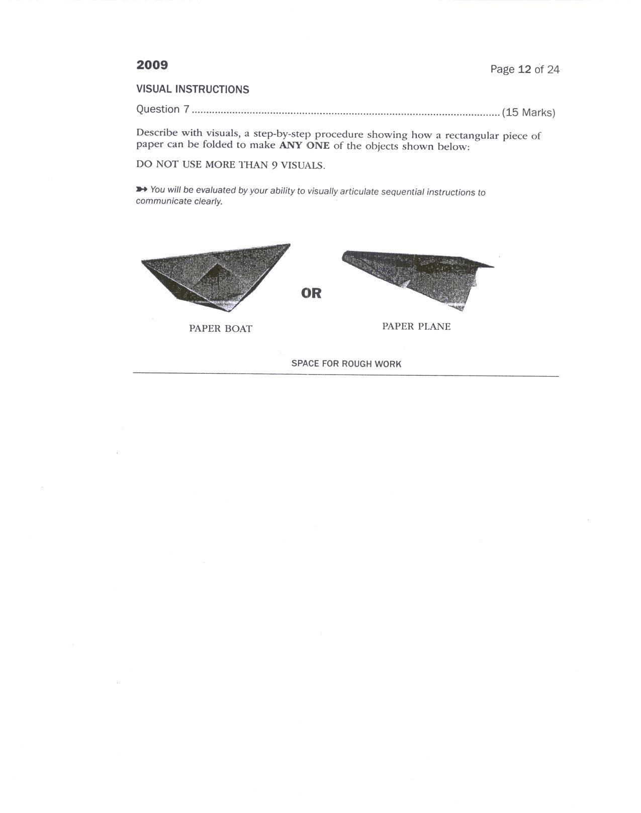 CEED 2009 Question Paper - Page 11