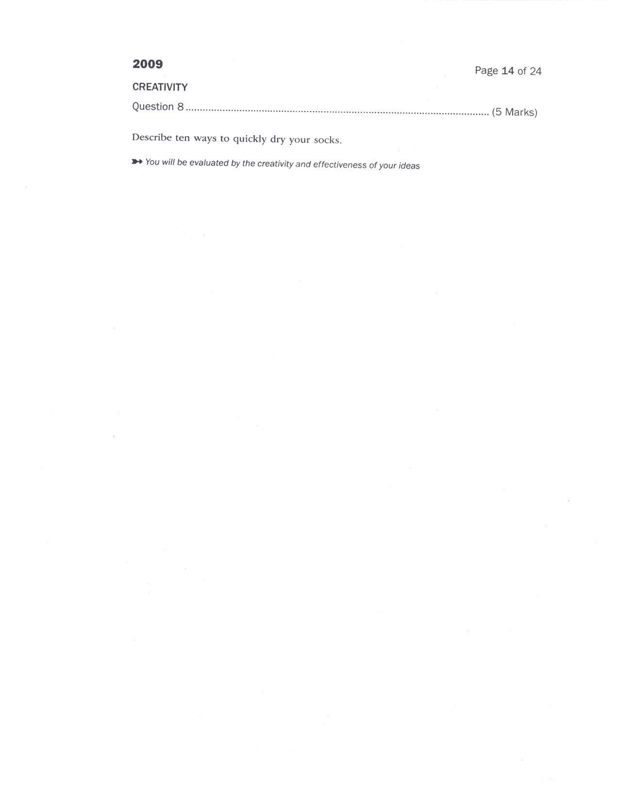 CEED 2009 Question Paper - Page 13