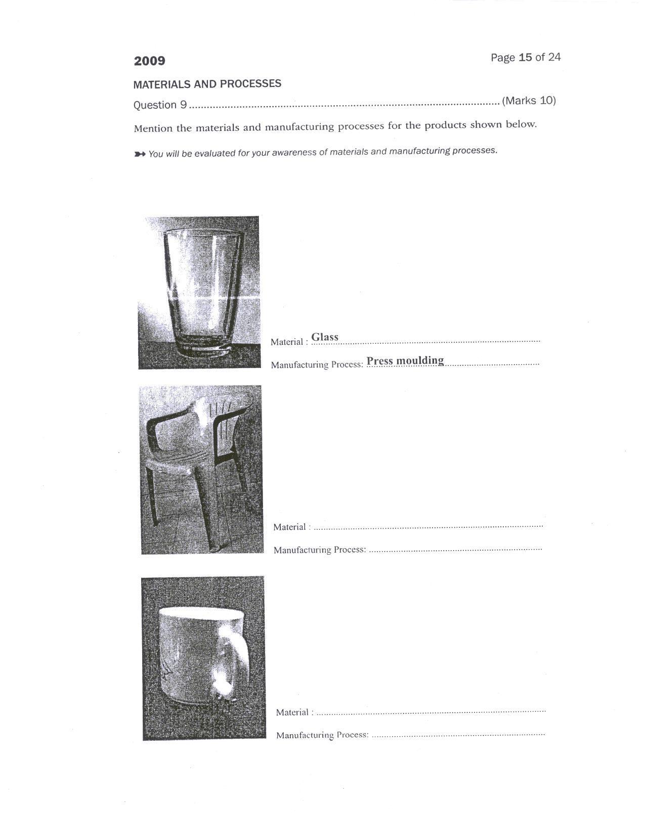 CEED 2009 Question Paper - Page 14
