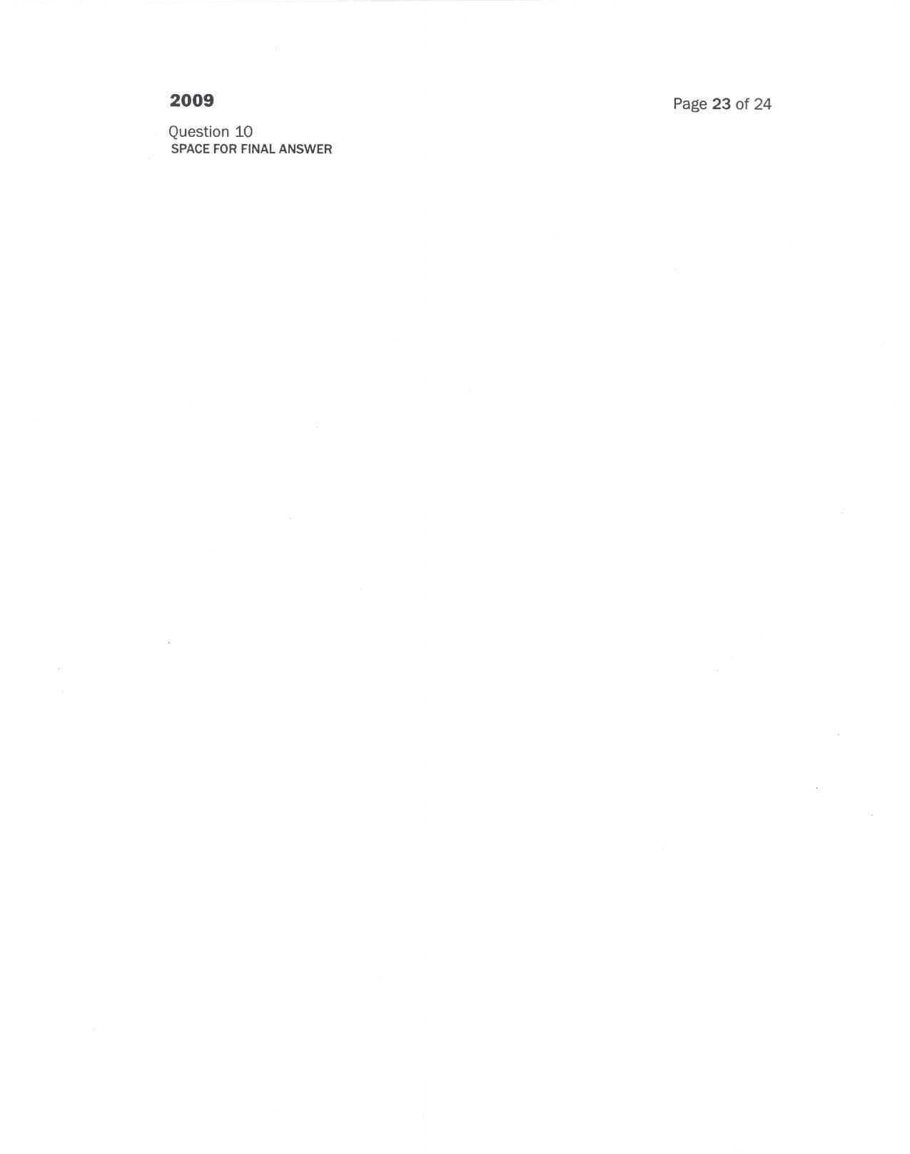 CEED 2009 Question Paper - Page 22