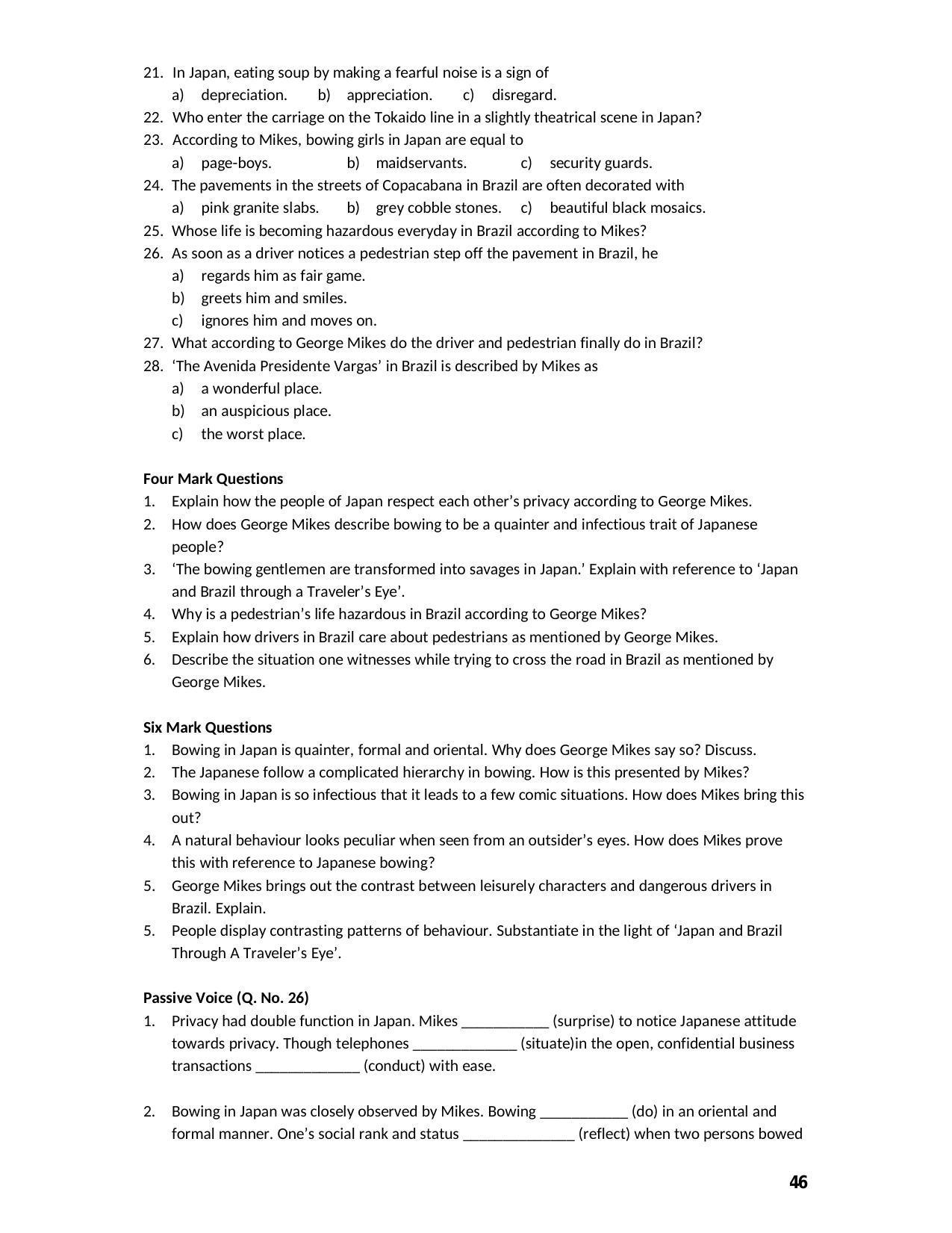 Karnataka 2nd PUC Question Bank for Basic Maths - Page 46