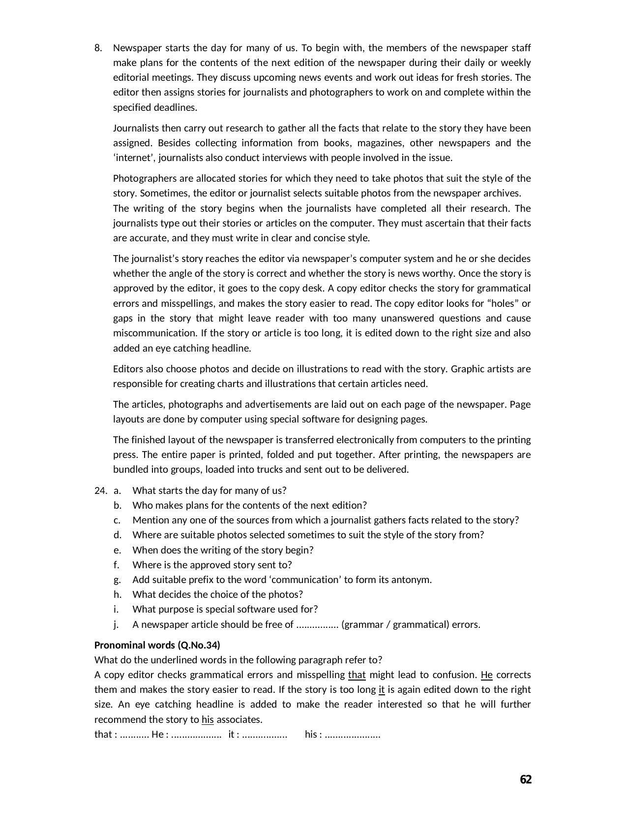 Karnataka 2nd PUC Question Bank for Basic Maths - Page 62