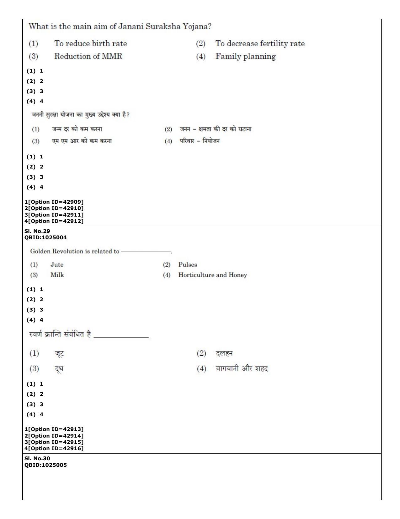 CUET (PG) 2022: PGQP-20 Social Work (11-09-2022) Question Paper - Page 19