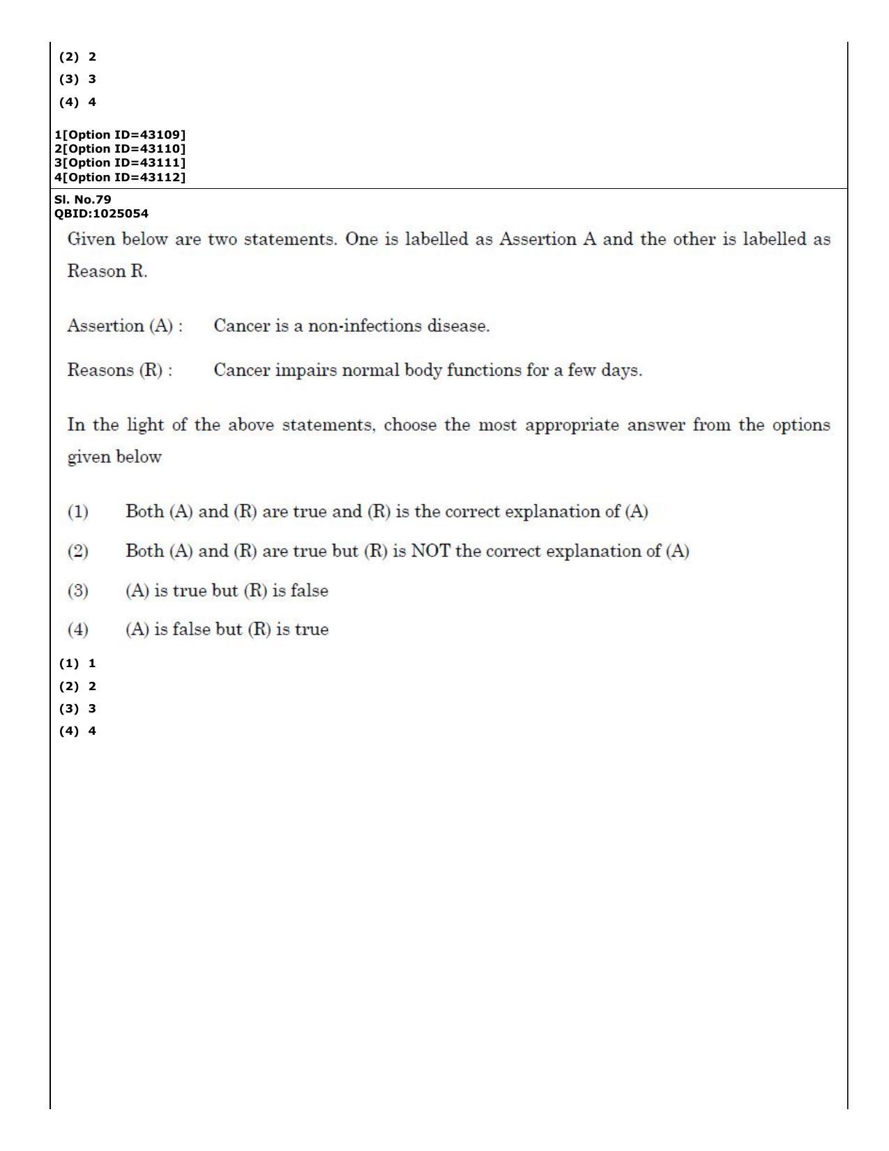 CUET (PG) 2022: PGQP-20 Social Work (11-09-2022) Question Paper - Page 52
