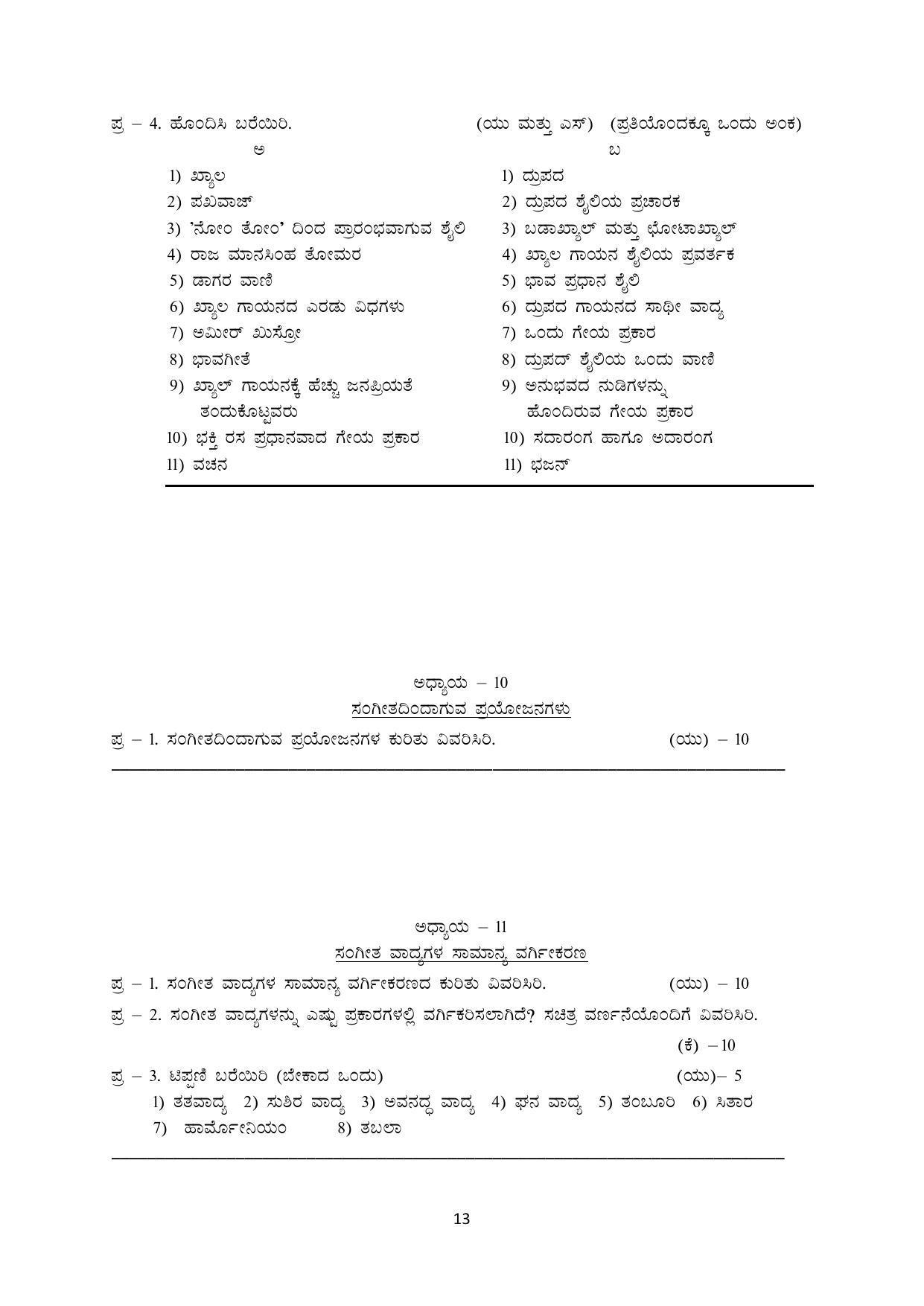 Karnataka 1st PUC Question Bank for Hindustani Music - Page 35