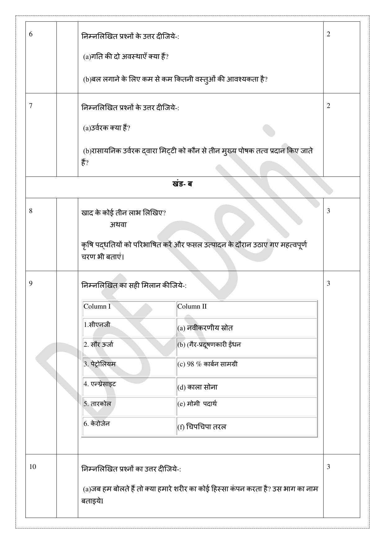 Edudel Class 8 Science (Hindi) Practice Papers-1 (2023-24) - Page 4