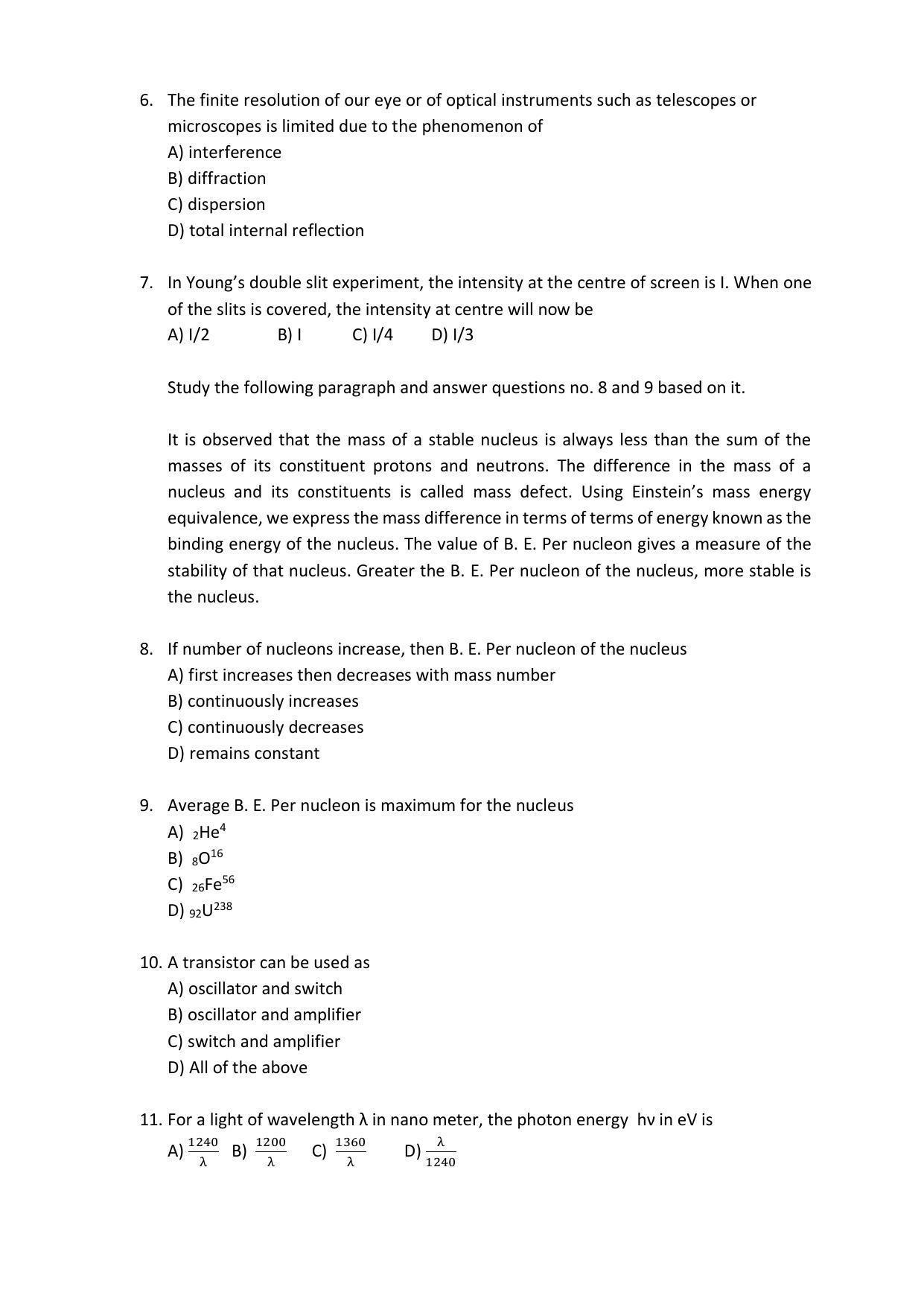 HP Board Class 12 Physics Model Paper - Page 2