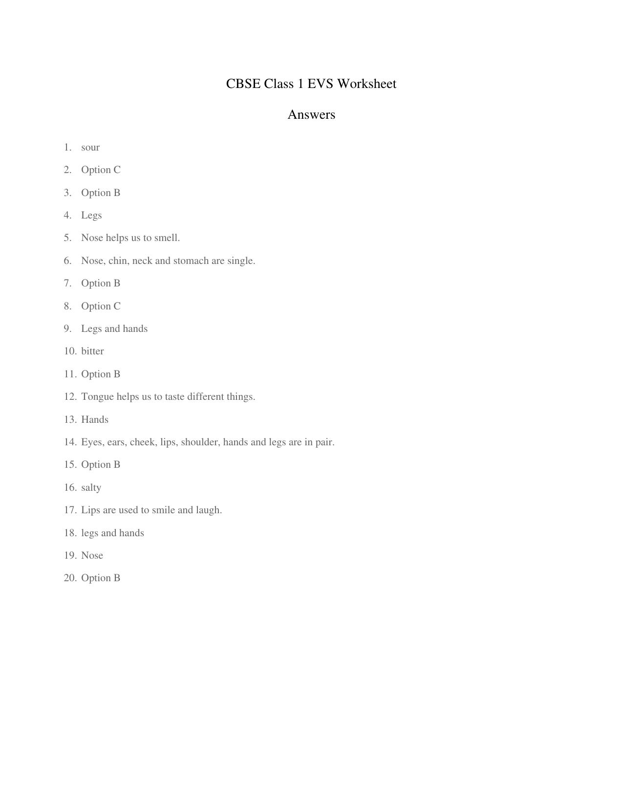 CBSE Class 1 EVS Time to celebrate Worksheets - Page 3