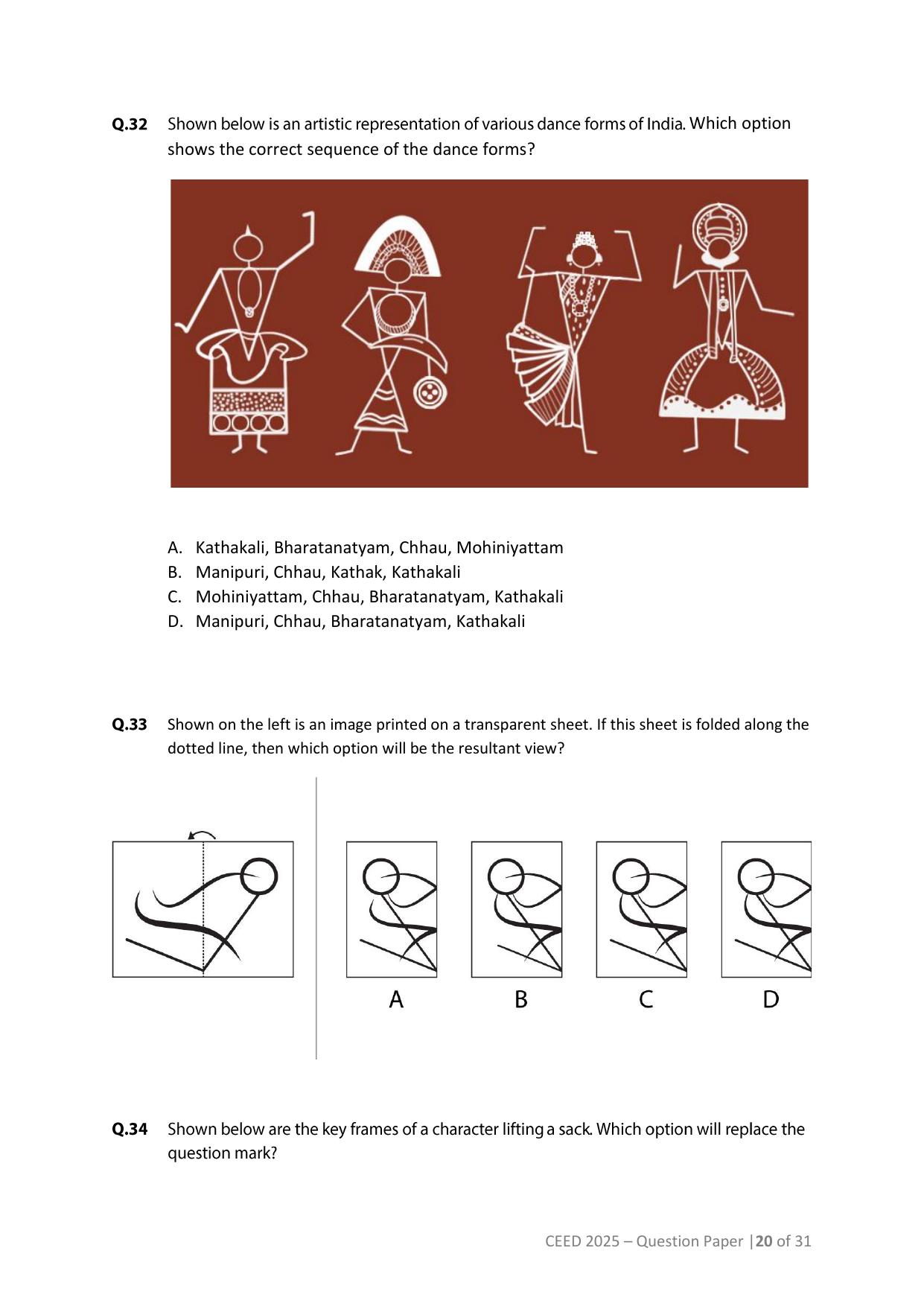 CEED 2025 Question Paper - Page 20