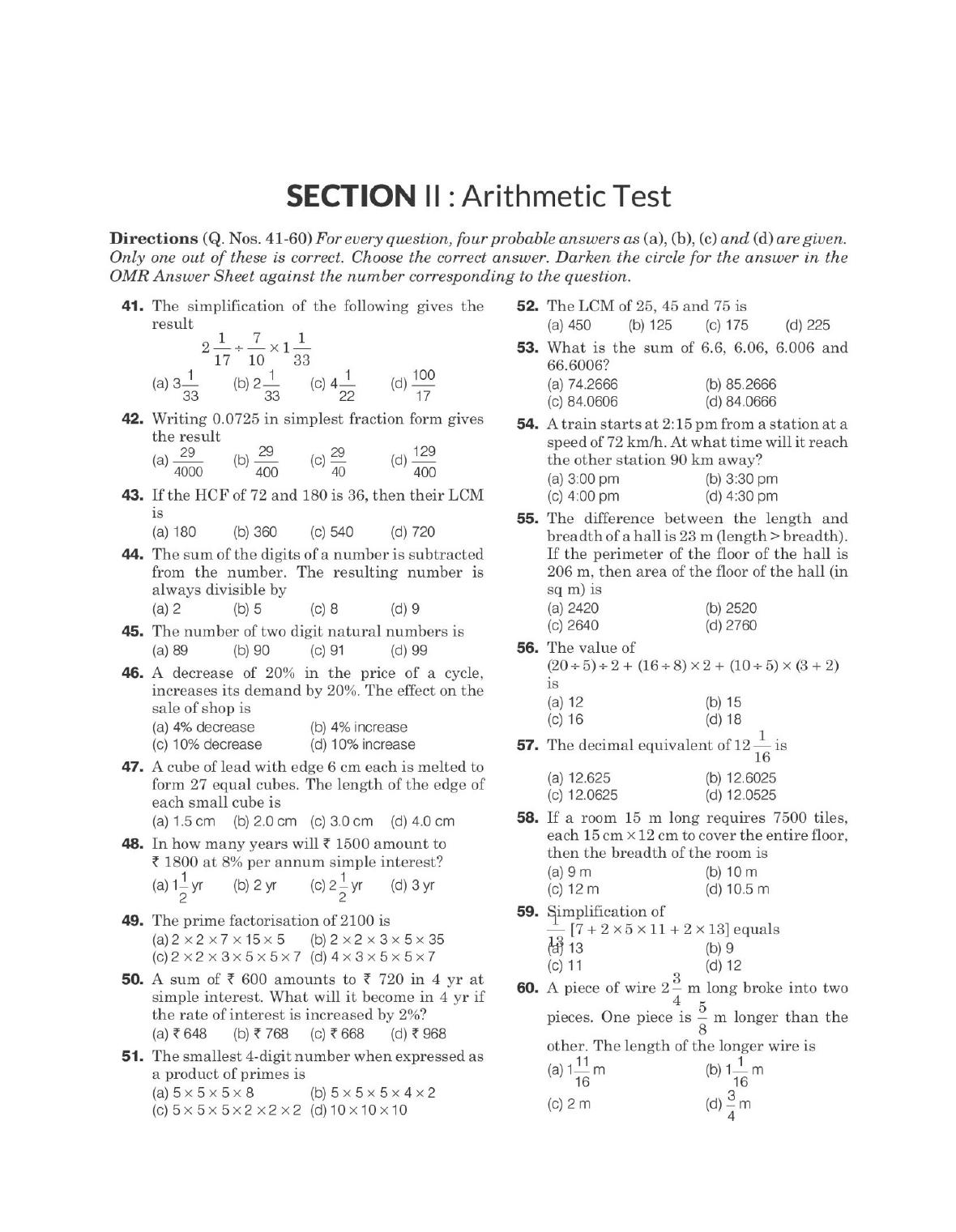 JNVST Class 6 2022 Question Paper with Solutions - Page 6