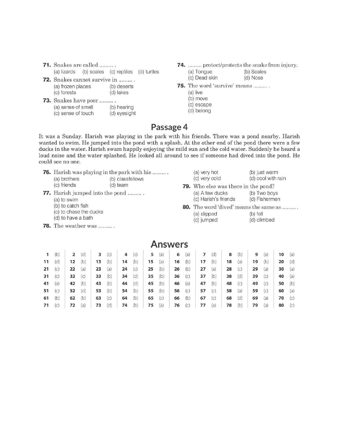 JNVST Class 6 2022 Question Paper with Solutions - Page 8