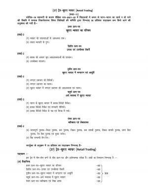 UP Board 11th Syllabus Trade 37 Retail Trading