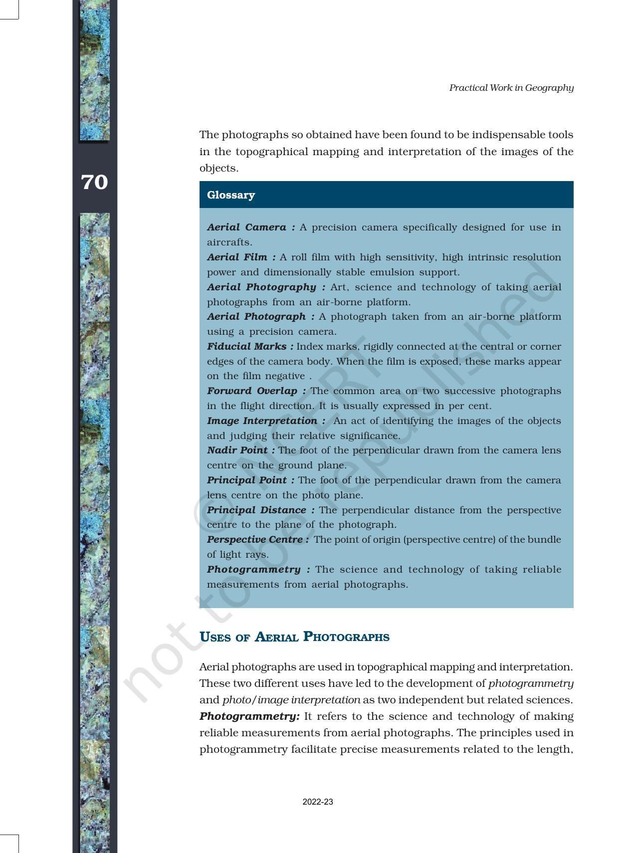 NCERT Book for Class 11 Geography (Part-III) Chapter 6 Introduction to Aerial Photographs - Page 2