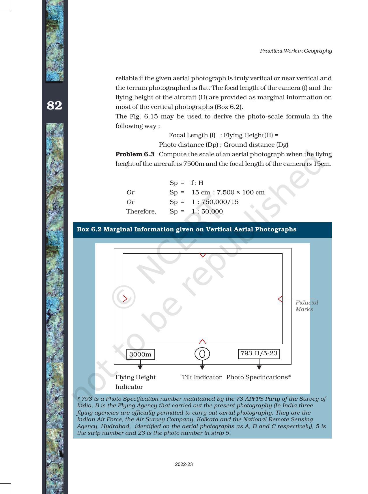 NCERT Book for Class 11 Geography (Part-III) Chapter 6 Introduction to Aerial Photographs - Page 14