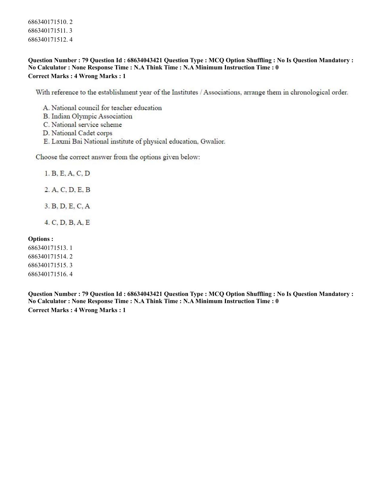 CUET PG 2023: COQP18 – Physical Education (Hin) Shift 3 (30-06-2023) Question Paper - Page 76