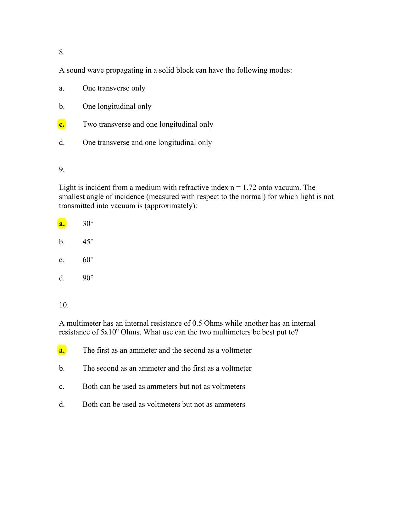 TIFR GS 2020 Biology Question Paper - Page 10