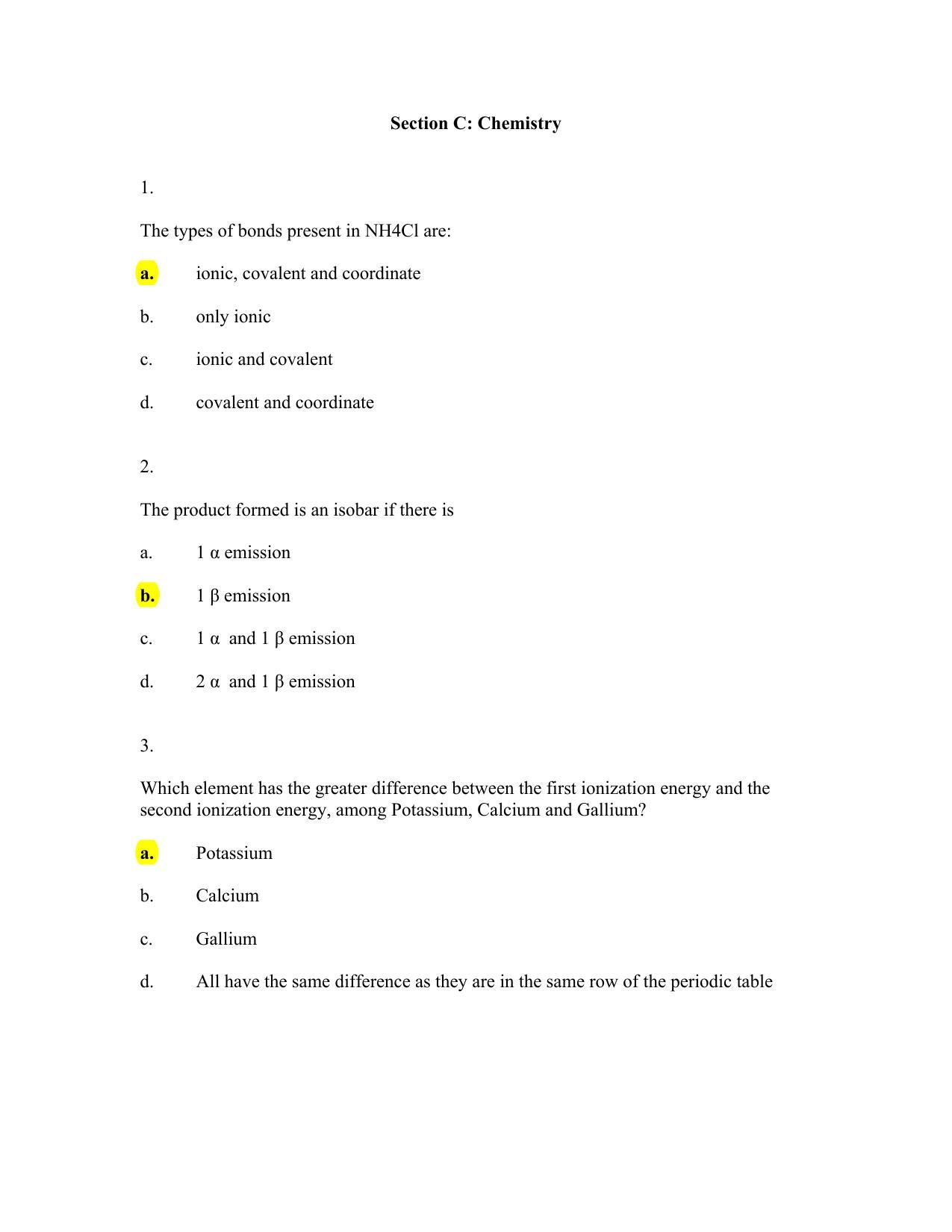 TIFR GS 2020 Biology Question Paper - Page 13