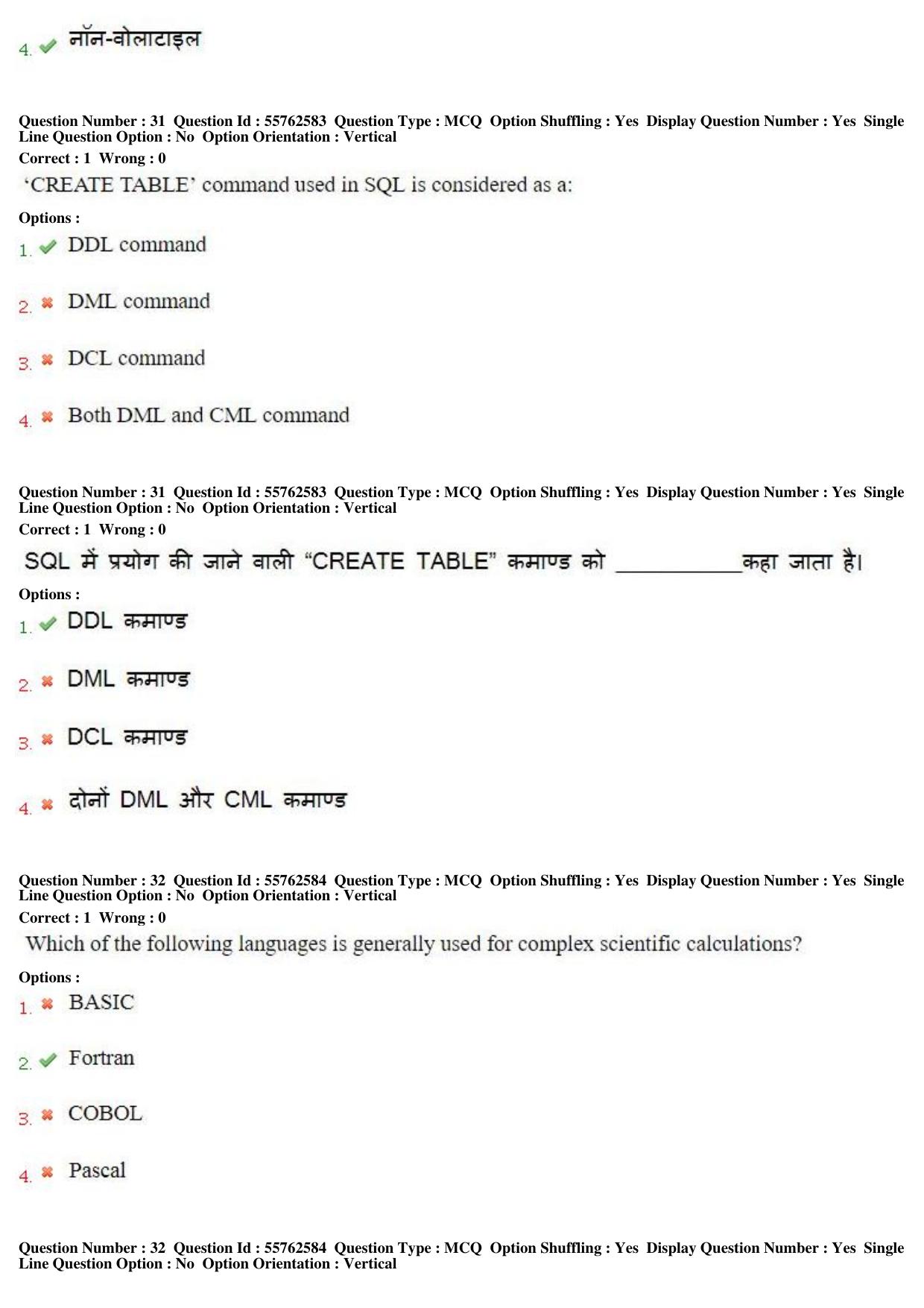 MP CPCT 17th February 2018 CPCT Question Paper Shift 2 - Page 21