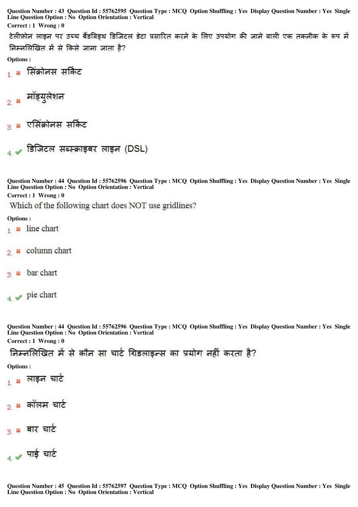 MP CPCT 17th February 2018 CPCT Question Paper Shift 2 - Page 29