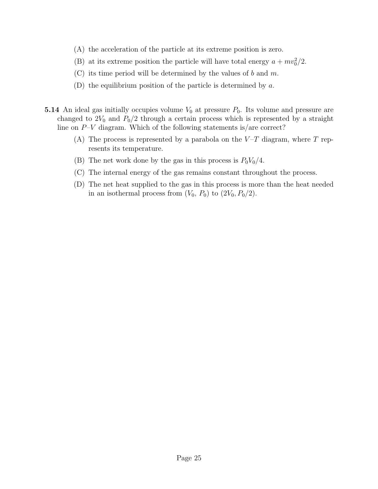 LPU NEST Question Paper 2011 SET A - Page 25