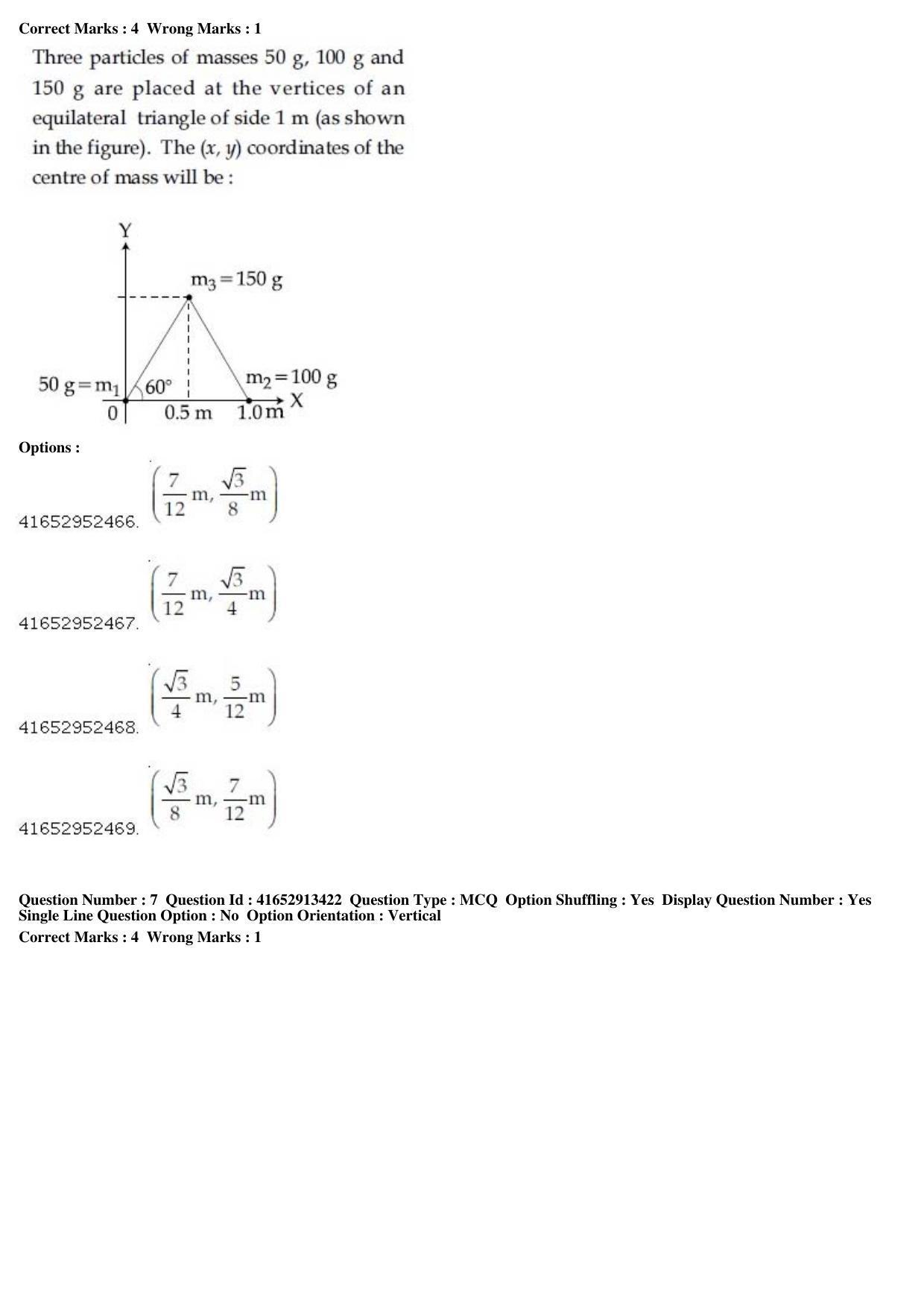 JEE Main 2019 Paper I Question Paper (12th April 2019 Shift 2) - Page 8