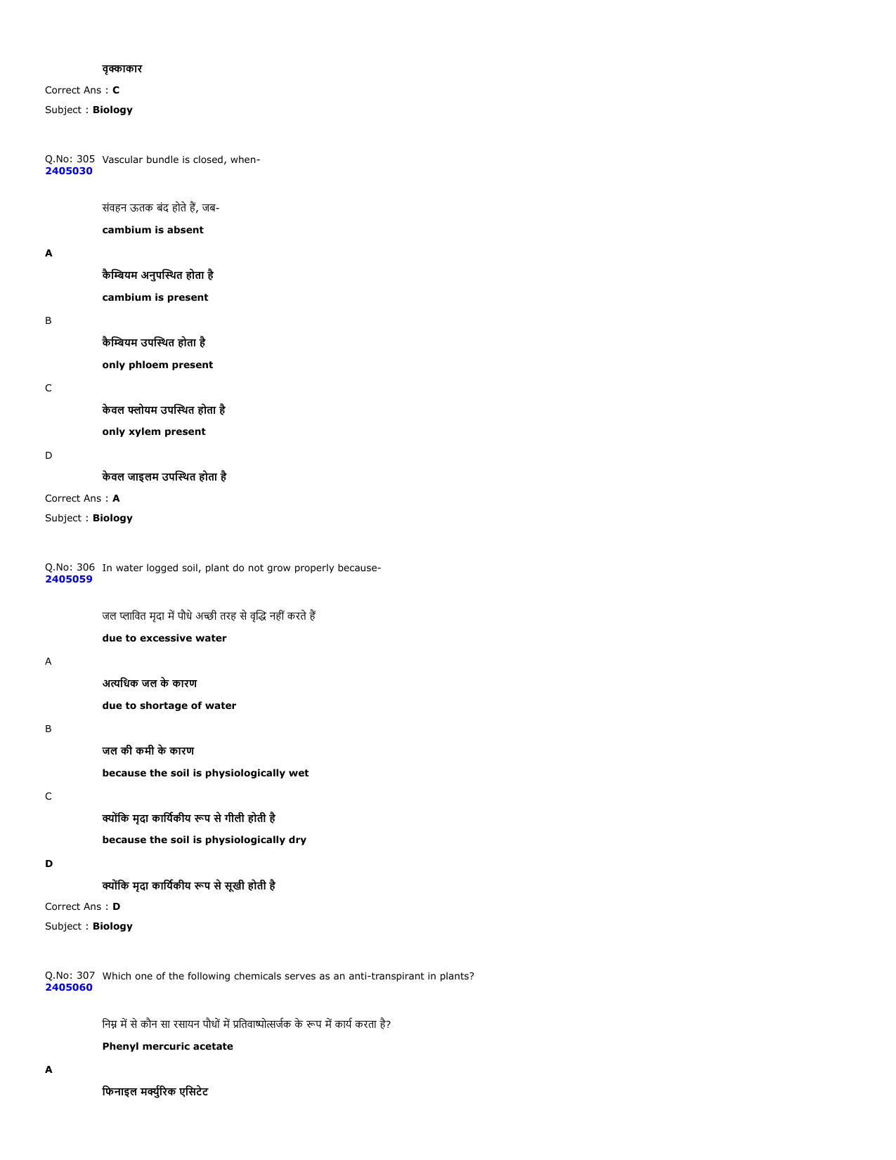 MP PAT 2023 Question Papers - Page 132