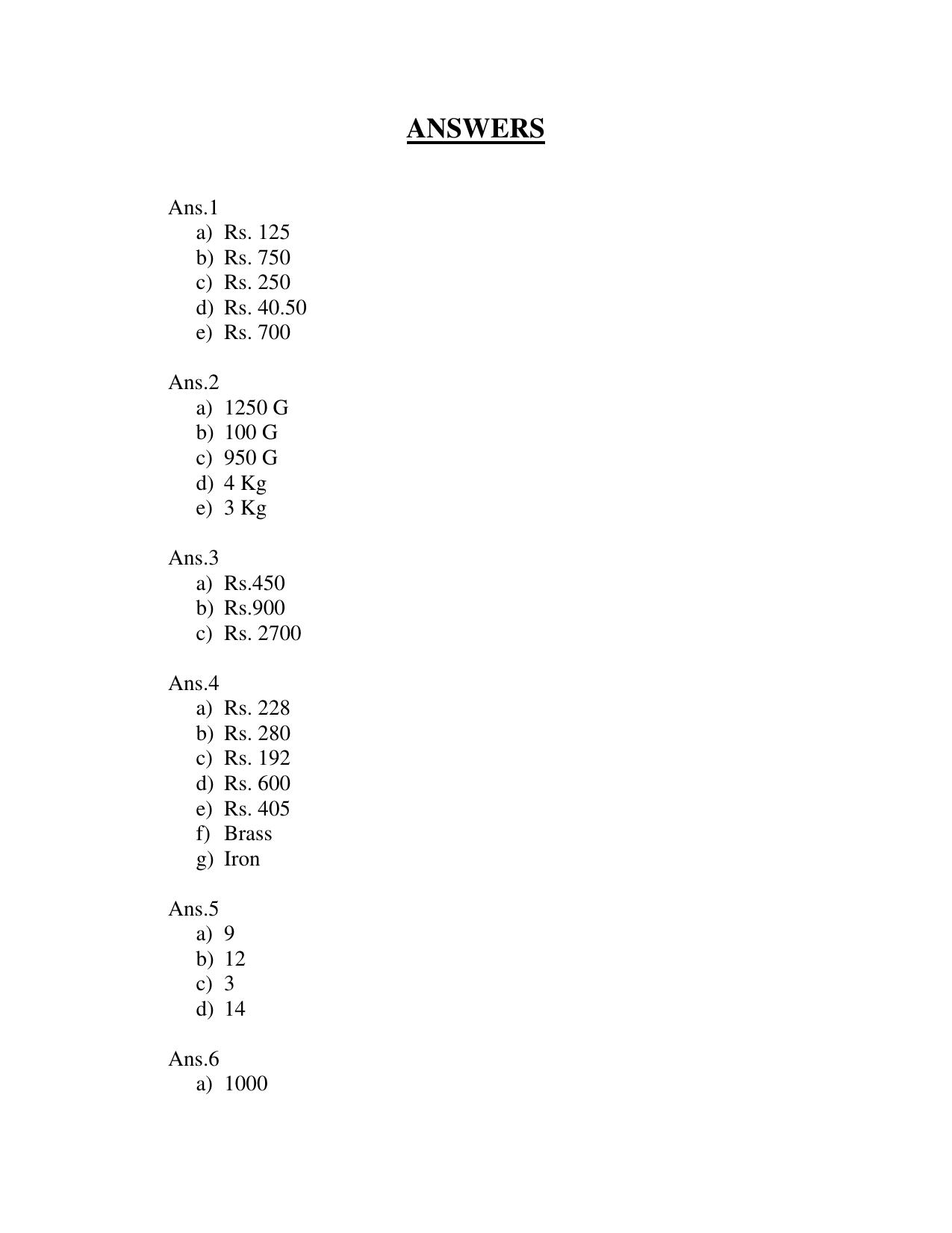 Worksheet for Class 4 Maths Chapter 5 Assignment - Page 5