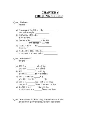 Worksheet for Class 4 Maths Chapter 5 Assignment