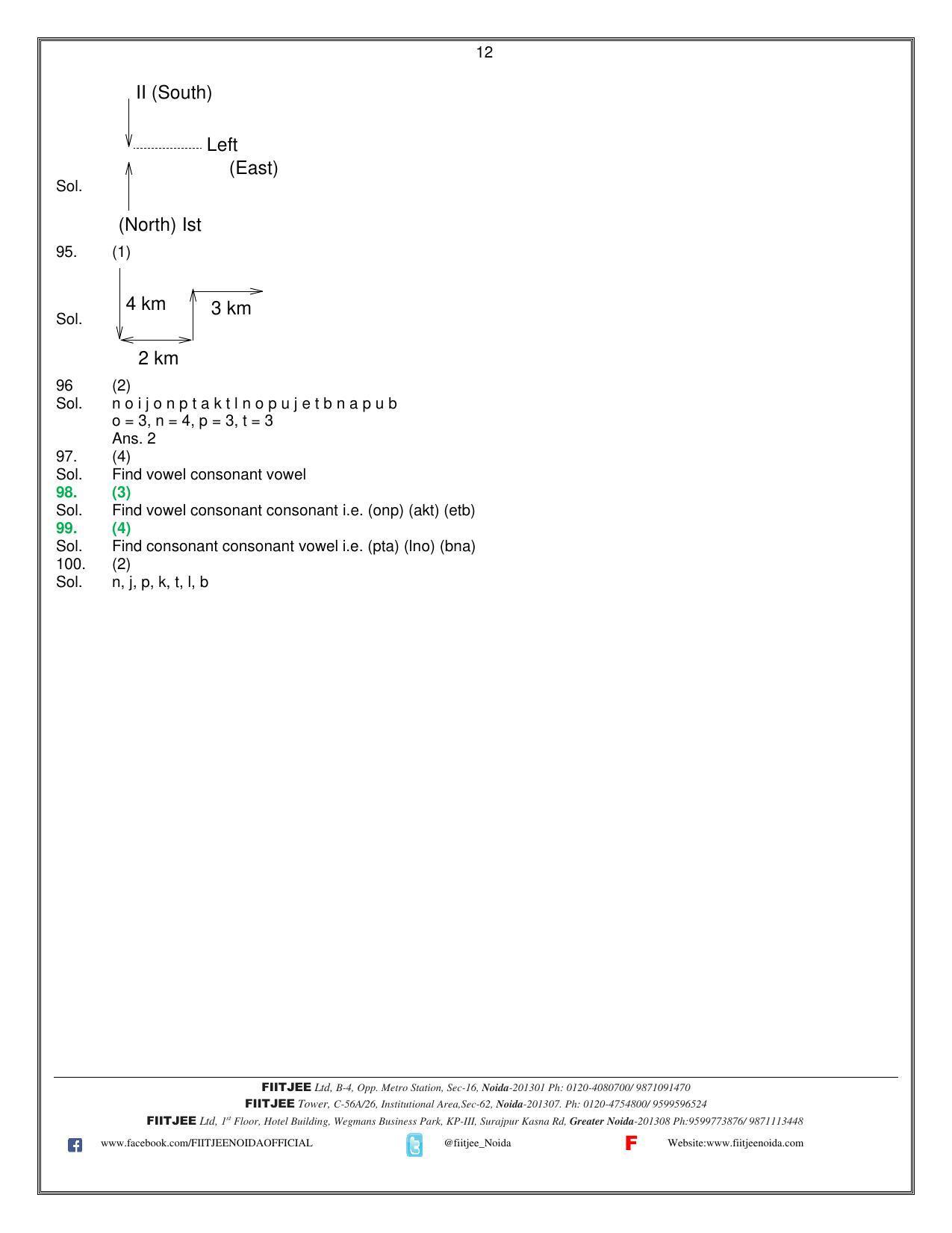 Uttar Pradesh NTSE 2021 MAT Answer Key - Page 12